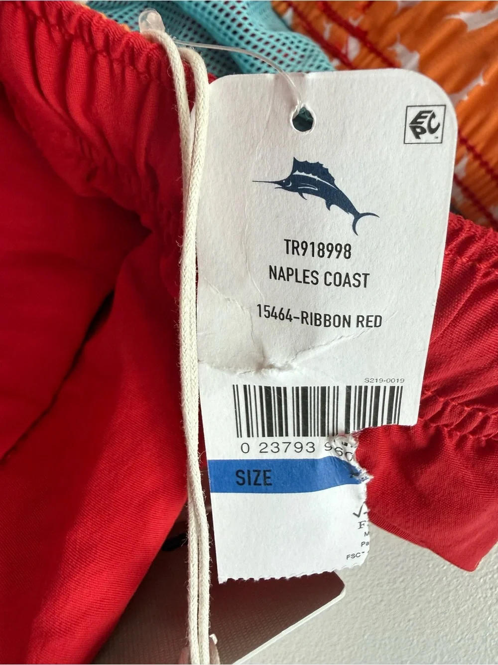 Tommy Bahama Naples Swim Trunks Mens Large Red Board Shorts Mesh Lined NEW
